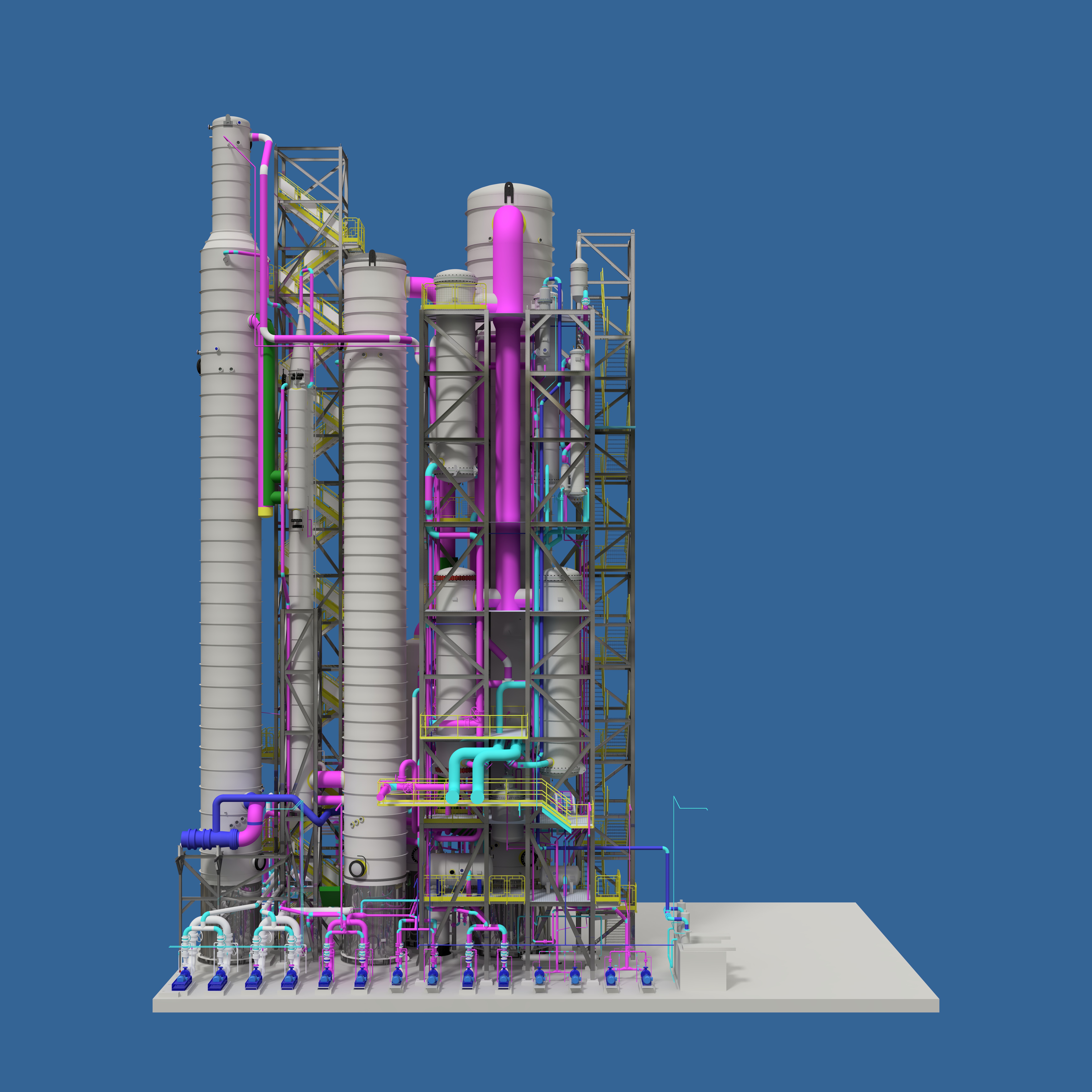 Destilaria de Etanol Hidratado Econômica a Vácuo de Duplo Efeito